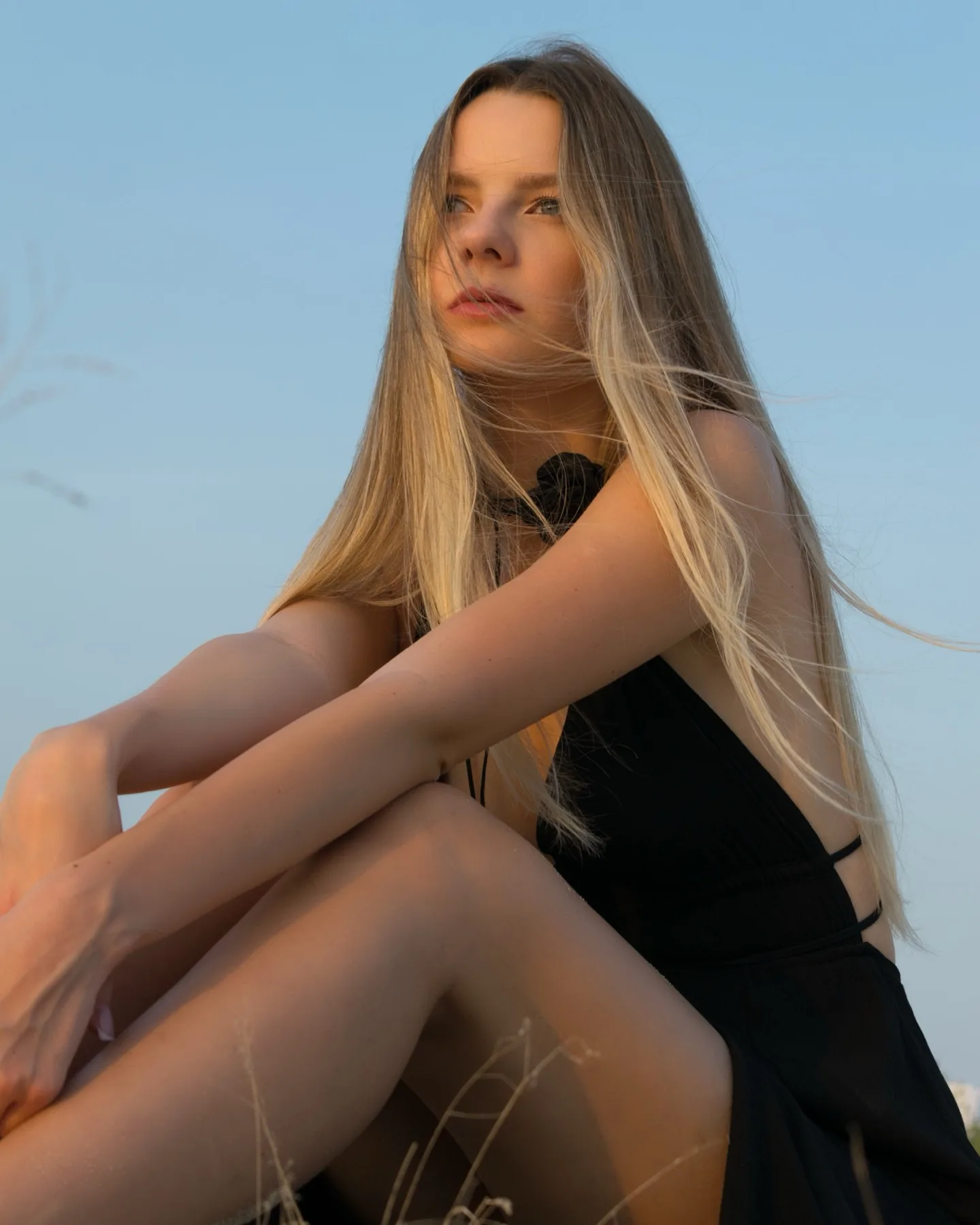 Model portrait from a collaborative test shoot, photographed by Photoczaro in Dubai