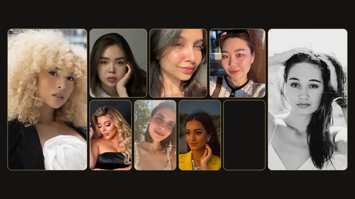 Photoczaro Models roster in Dubai: a grid of professional model faces open to all nationalities in the UAE