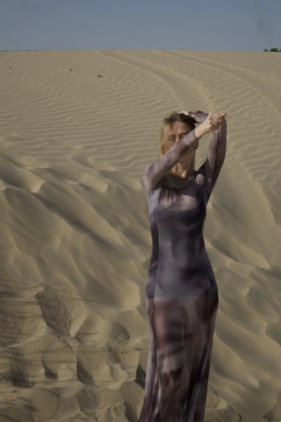 Desert portrait session, first angle, Dubai